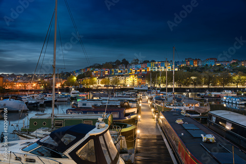 historischer Hafen in Bristol, UK