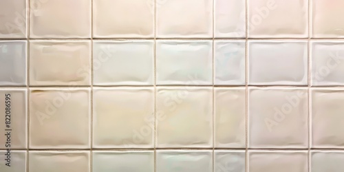  white tile bathroom wall, seamless texture, white ceramic tiles wall background, brown tile