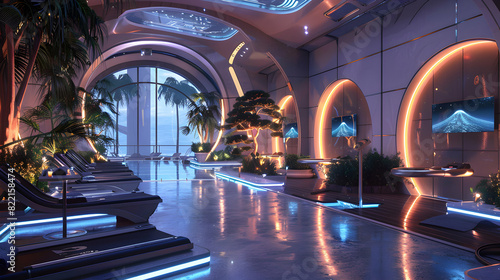 Futuristic AI Enhanced Personal Training Program at a Technology Integrated Wellness Resort for Optimal Physical Health