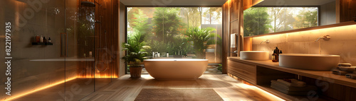 Luxurious Modern Bathroom Design Showcasing High End Comfort in Homes for Sale