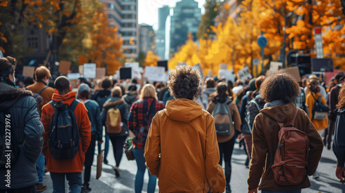 activists advocating for the rights and dignity of marginalized communities, such as marching in a protest or organizing community outreach. spirit of compassion for social justice and equal