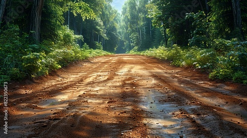 Background illustration, Close-up of a dirt road with visible texture and natural color variations, providing an urban and realistic background for various design projects. Illustration image,
