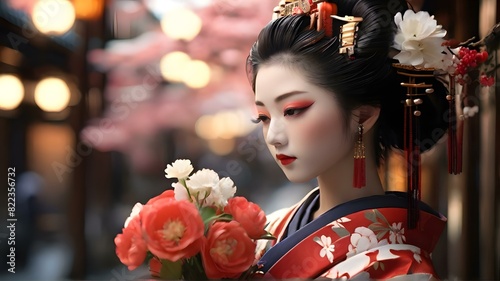 美しい芸妓の魅力/日本の伝統
