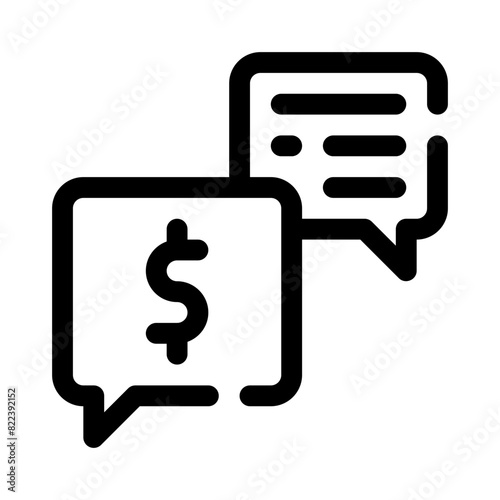 negotiating line icon