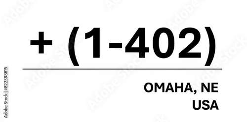 Area Code for OMAHA (1-402)