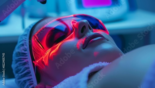 Amazing of a dermatologist using laser therapy for skin rejuvenation
