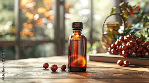 Natural Horse Chestnut Extract in a Bottle, Focused on Organic Ingredients for Health and Wellnes