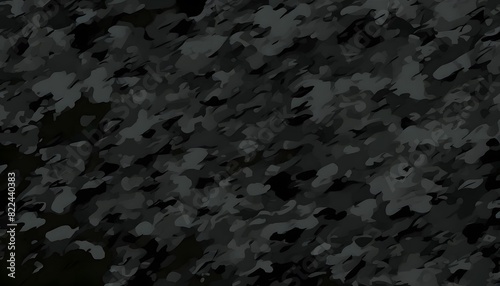  texture camouflage black background, night pattern