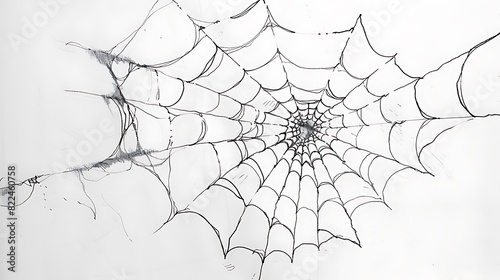 halloween, spider, vector, horror, web, illustration, black, design, fear, insect, isolated, spider's web, silhouette, white, arachnid, cobweb, decoration, background, scary, spooky, creepy, hanging, 