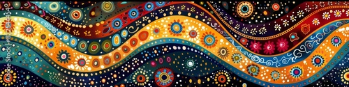 Australian aboriginal tribal pattern