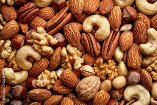 Healthy Nuts. Almond and Cashew with High Antioxidant and Fiber in Diet