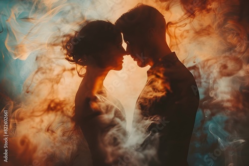 Captivating First Dance in a Swirling Ethereal Embrace