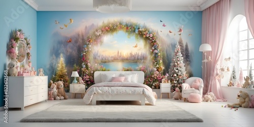Fairy Tale Flowers: Decorative Illustration for Kids' Rooms