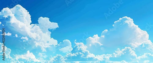 clouds against a blue sky background