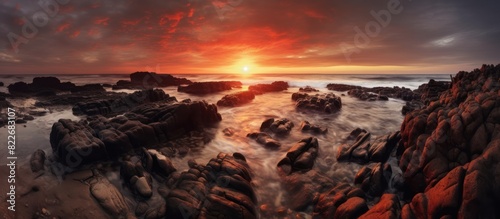 Stunning sunrise panorama