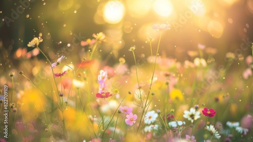 A photo of a field of flowers with the prompt What makes you feel alive and full of joy