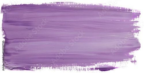 Mauve purple brush strokes across a banner created with oil paints