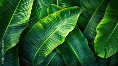 Exotic Banana Leaf Texture: A Stunning Tropical Background