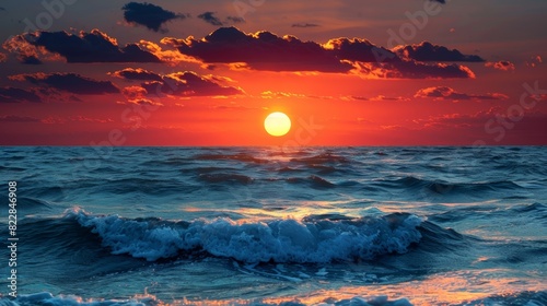 A sunset over the ocean symbolizing the end of a chapter in the selfhealing journey and the beginning of a new one.