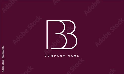 BB, BB Abstract Letters Logo Monogram