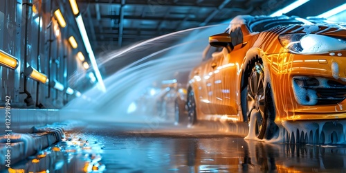 In-depth look at car washing process at a car wash. Concept Car Wash Steps, Equipment Used, Techniques, Drying Methods, Detailing Process