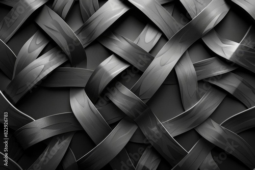 Create a seamless texture that looks like dark gray carbon fiber.