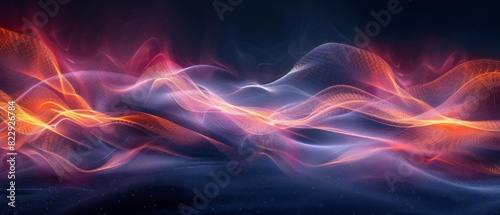 An abstract image of flowing energy