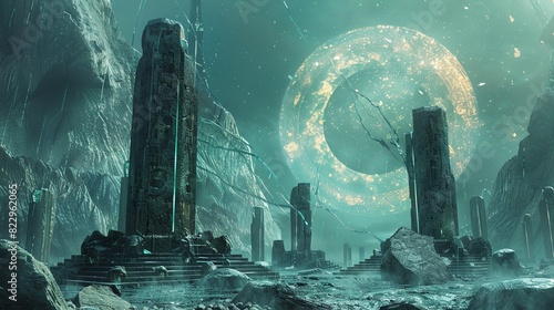 Exploring the Surreal Sci-Fi: Journey to an Extraterrestrial Civilization on an Enigmatic Planet