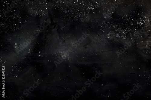 Vintage Grunge Black Background with Dust and Scratches