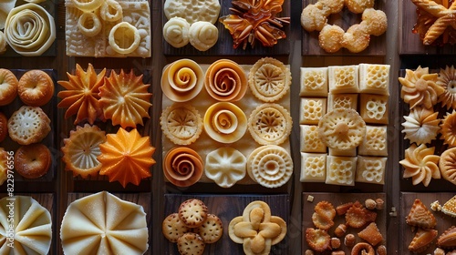 Culinary Theorems Patterned Snacks Merging Delectable Delights and Intellectual Pursuits