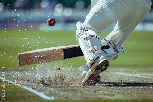 Capturing the passion of an elite international cricket match as world-class athletes exhibit unrivaled skill on the prestigious pitch