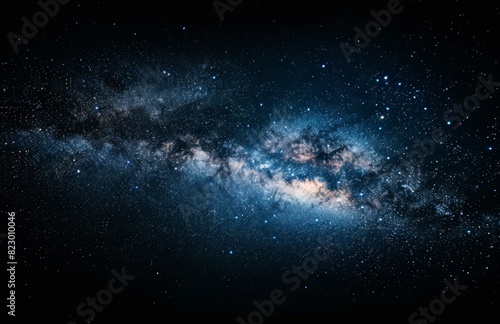 Stunning Milky Way Galaxy in a Starry Night Sky