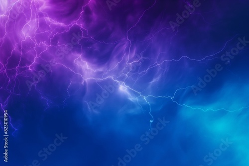 A dynamic gradient from electric blue to vibrant violet, conveying energy and movement, like a lightning strike. 32k, full ultra hd, high resolution