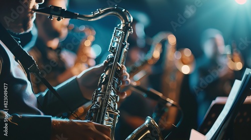 Musician Leading a Band: As the band leader, a musician directs the ensemble, coordinating the instruments and ensuring the performance goes smoothly 