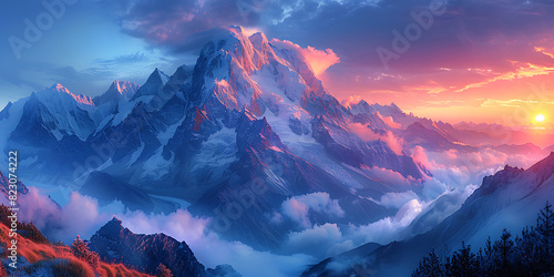 Majestic Mountainscapes: Snowy Peaks, Epic Sunrises and Sunsets