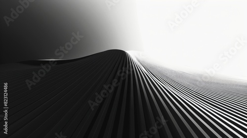 Modern abstract minimal black and white background