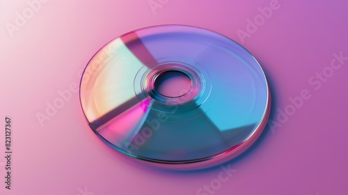 Mockup of a contemporary rounded cd case with rounded edges. Album cover art.