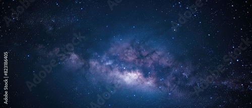 Starry Night Sky with the Milky Way Galaxy