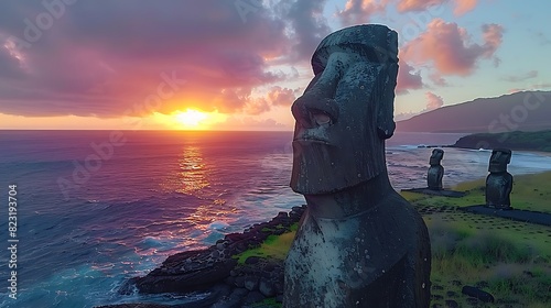 Easter Island's Silent Guardians American Archeologists Study Chile's Iconic Statues Unraveling Mysteries of Moai Their Cultural Significance Rapa Nui Society Reflecting Island's Isolation Environment