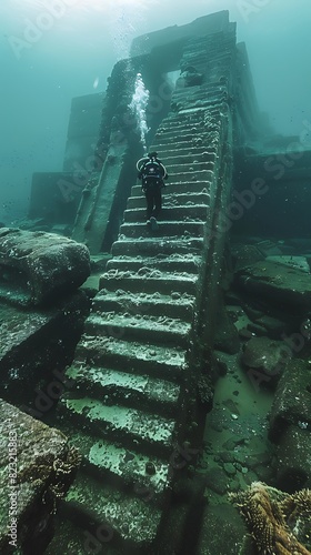 Yonaguni's Underwater Mystery French Researchers Dive into Japan's Waters Seeking Clues the Purpose of the Submerged Megaliths