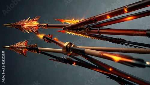 Fire arrows, elemental arrows, bows, archer equipment