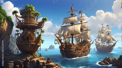 Pirate Army Guild Fantasy concept