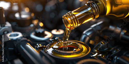 Optimizing Transmission and Gearbox Performance with High-Quality Engine Oil. Concept Automotive Maintenance