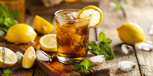 "Refreshing Lemon Iced Tea | Summer Drink Delight" 