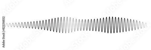 sound icon set. digital recorder voice audio wave vector symbol. soundwave frequency icon in black and white color. Sound waves, Equalizer, Audio waves, Radio signal, Music.