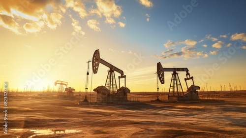 pipelines oil field background