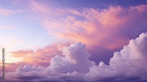 backdrop purple sky with clouds