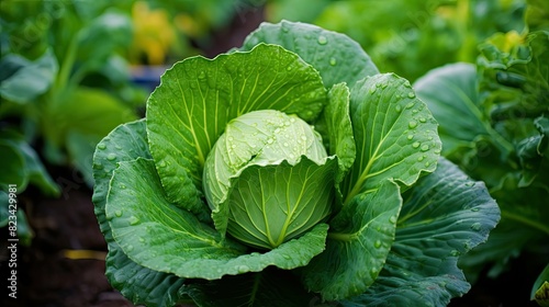 garden cole cabbage vegetable