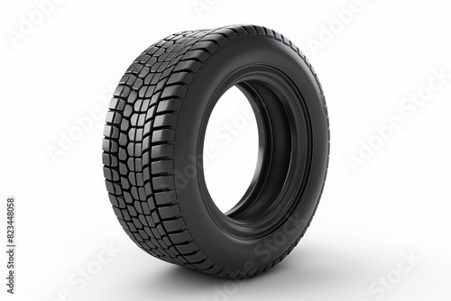 a black tire with a black center