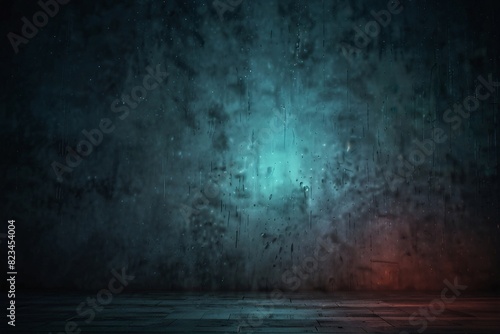 background Neon Grey and Light Blue: Retro Grunge Glow